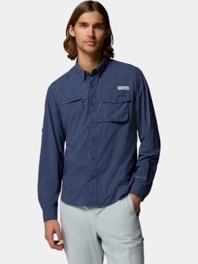 Columbia Wild Cast Long Sleeve Shirt férfi hosszú ujjú ing sötétkék színben 1
