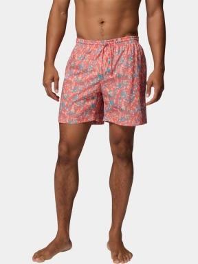 Columbia PFG Rambler Printed Water Short férfi fürdőnadrág rózsaszín színben 1
