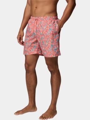 Columbia PFG Rambler Printed Water Short férfi fürdőnadrág rózsaszín színben 3
