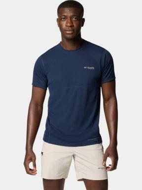 Columbia Cirque River Pro Short Sleeve Crew férfi rövid ujjú sport póló kék színben 1