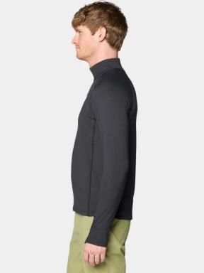 Mountain Hardwear Crater Lake Heavyweight Half Zip férfi polár pulóver fekete színben 3
