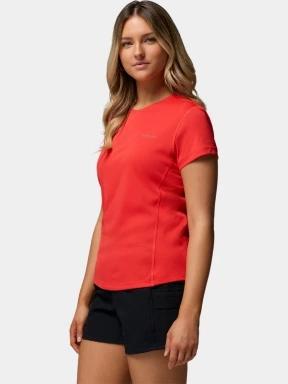 Columbia Zero Rules Light Short Sleeve Crew női rövid ujjú sport póló piros színben 3