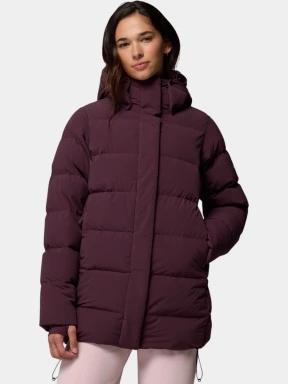 Columbia Amaze Puff Mid Hooded Jacket női pehelykabát bordó színben 1