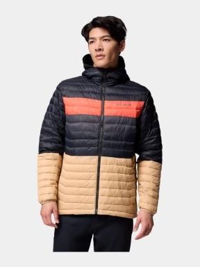Columbia Powder Pass Hooded Jacket férfi átmeneti kabát homok színben 1
