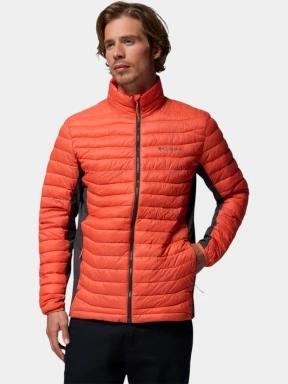 Columbia Powder Pass Hybrid Jacket férfi átmeneti kabát narancssárga színben 1