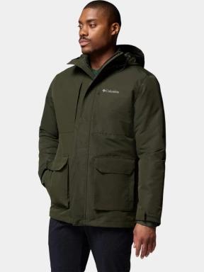 Columbia Landroamer Shirt Jacket Interchange férfi télikabát sötétzöld színben 3
