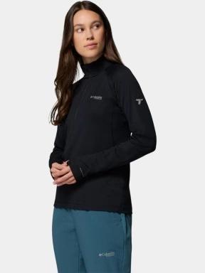 Columbia DriVenture Half Zip női hosszú ujjú sport póló fekete színben 3