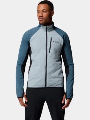 Columbia Arctic Chest Hybrid Full Zip férfi polár pulóver kék színben 1