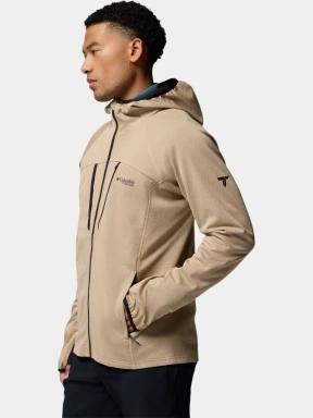 Columbia Arctic Chest Bonded Full Zip  férfi polár pulóver homok színben 3