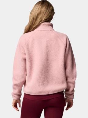 Columbia Jasper Ridge Pebbled Fleece Full Snap női polár pulóver rózsaszín színben 3