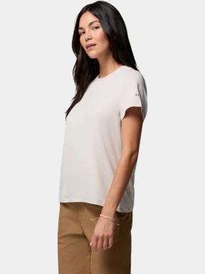 Columbia Parsons Point  Short Sleeve Logo Tee női rövid ujjú sport póló homok színben 3