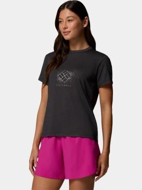 Columbia Parsons Point Short Sleeve Graphic Tee női rövid ujjú póló fekete színben 3
