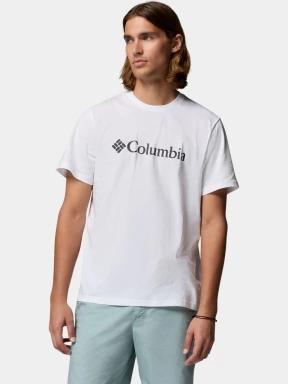 Columbia CSC Basic Logo Tee férfi rövid ujjú póló fehér színben 1