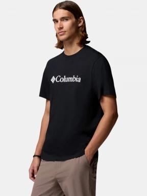 Columbia Csc Basic Logo Tee férfi rövid ujjú póló fekete színben 3