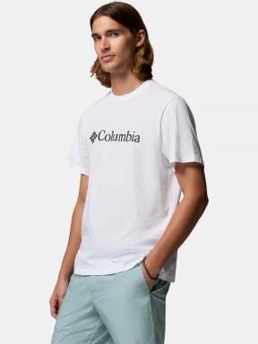 Columbia Csc Basic Logo Tee férfi rövid ujjú póló fehér színben 3