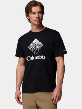 Columbia CSC Seasonal Graphic Tee férfi rövid ujjú póló fekete színben 1