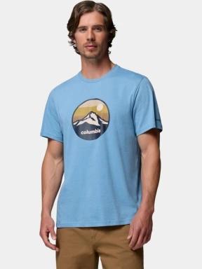 Columbia CSC Seasonal Graphic Tee férfi rövid ujjú póló kék színben 1