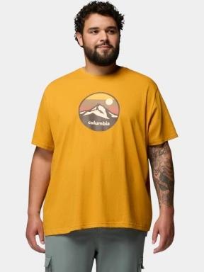 Columbia CSC Seasonal Graphic Tee férfi rövid ujjú póló sárga színben 1