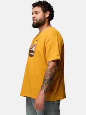 Columbia CSC Seasonal Graphic Tee férfi rövid ujjú póló sárga színben 3