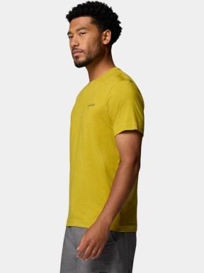 Columbia Parsons Point Short Sleeve Logo Tee férfi rövid ujjú sport póló zöld színben 3