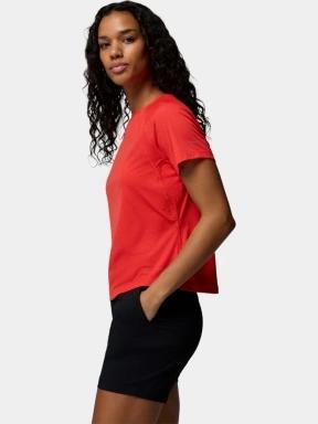 Columbia Stealth Spring Short Sleeve Tee női rövid ujjú sport póló piros színben 3