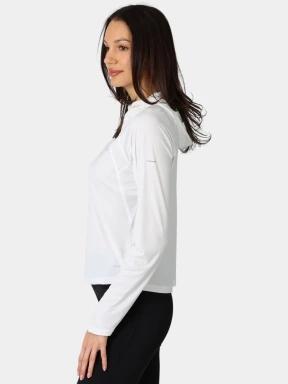 Columbia Stealth Spring Long Sleeve Hoodie női hosszú ujjú sport póló fehér színben 3