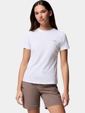 Columbia Diamond Peak Pro Short Sleeve Shirt női rövid ujjú sport póló fehér színben 1