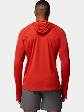 Columbia Stealth Spring Long Sleeve Hoodie férfi hosszú ujjú sport póló piros színben 3