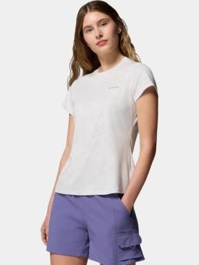 Columbia Bluebird Canyon II Short Sleeve Crew női rövid ujjú sport póló fehér színben 3