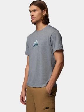 Columbia Parsons Point Short Sleeve Graphic Tee férfi rövid ujjú sport póló szürke színben 3
