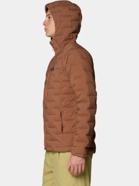 Mountain Hardwear StretchDown™ Hooded Jacket férfi pehelykabát barna színben 3