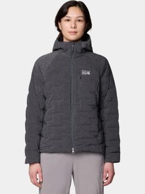 Mountain Hardwear StretchDown™ Hooded Jacket női pehelykabát szürke színben 1