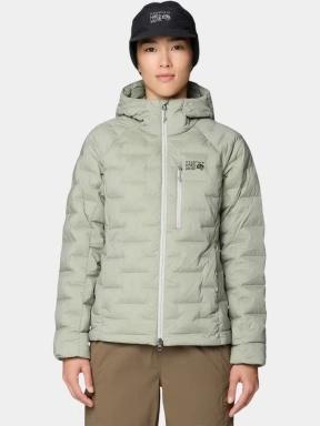 Mountain Hardwear StretchDown™ Hooded Jacket női pehelykabát szürke színben 1