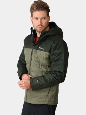 Columbia Grand Trek IV Down Hooded Jacket férfi pehelykabát zöld színben 3