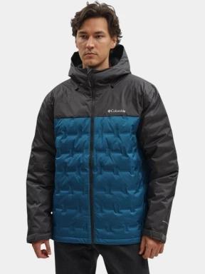 Columbia Grand Trek IV Down Hooded Jacket férfi pehelykabát kék színben 1