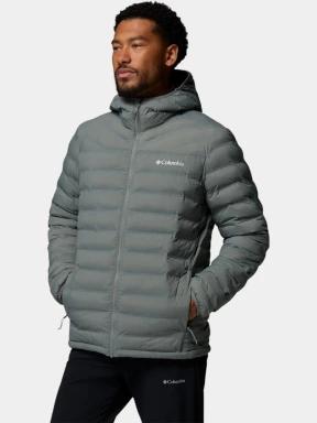 Columbia Terwilliger Trail Heat Seal Hooded Jacket férfi steppelt átmeneti kabát zöld színben 3