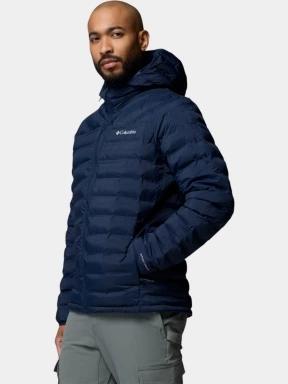Columbia Terwilliger Trail Heat Seal Hooded Jacket férfi steppelt átmeneti kabát sötétkék színben 3