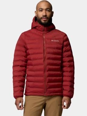 Columbia Terwilliger Trail Heat Seal Hooded Jacket férfi steppelt átmeneti kabát piros színben 1