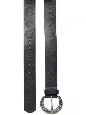 Desigual BELT QUIMERA EMBRO MIX női öv fekete színben 3