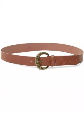 Desigual BELT QUIMERA EMBRO MIX női öv barna színben 1