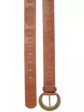 Desigual BELT QUIMERA EMBRO MIX női öv barna színben 3