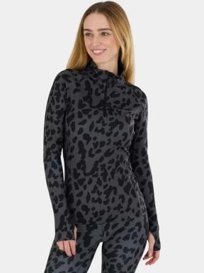 Fundango Yade III Baselayer Top női aláöltöző felső fekete színben 1