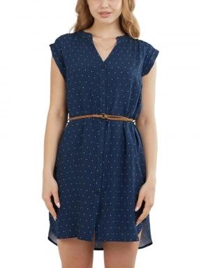 Fundango Mona Dress női ruha sötétkék színben 1