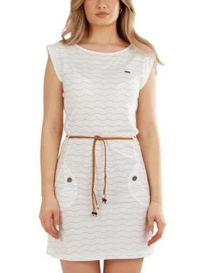 Fundango Sagitta Dress női ruha fehér színben 1