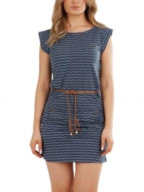 Fundango Sagitta Dress női ruha sötétkék színben 1