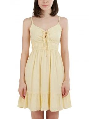 Fundango Sarah Mono Dress női ruha sárga színben 1
