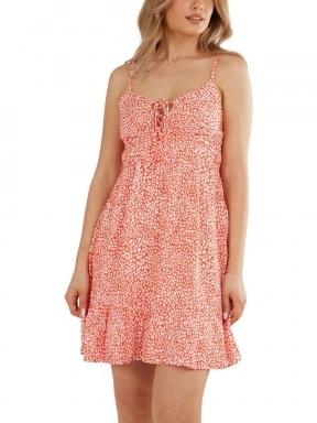 Fundango Sarah Dress női ruha piros színben 1