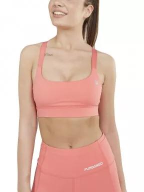 Fundango Dyanic High Support Sportbra női sportmelltartó magenta színben 1