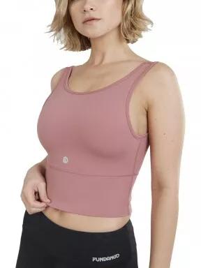 Fundango Croft Long Line Sportbra női sportmelltartó magenta színben 1