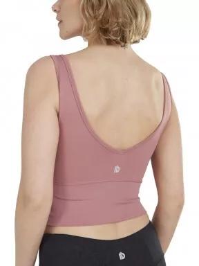 Fundango Croft Long Line Sportbra női sportmelltartó magenta színben 3